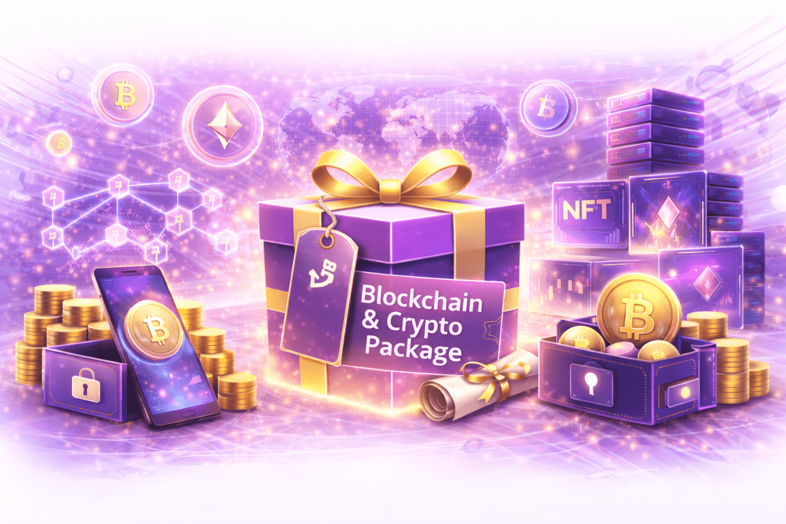 باقة البلوك تشين والأصول الرقمية